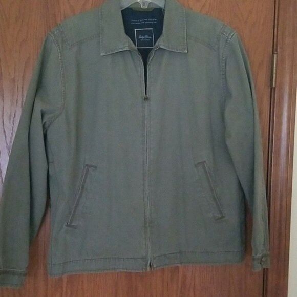 Tommy Bahama Indigo Palms cotton mens jacket size Medium - Picture 10 of 14